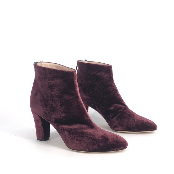 SJP by Sarah Jessica Parker Shoes - SJP Minnie Velvet 75mm High Heel Booties 38 8